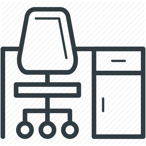 512x512 Bureau, Desk Drawer, Office Desk, Office Table, Study Desk Icon