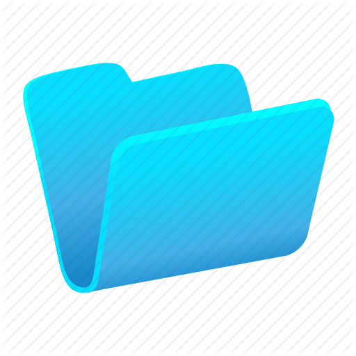 512x512 Archive, Blue, Closed, Files, Folder Icon