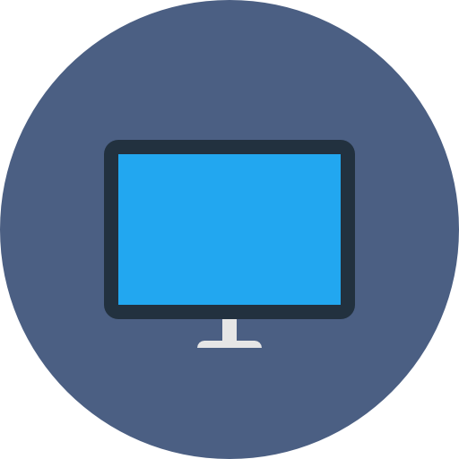 512x512 Desktop Icon Free Of Free Flat Business Icons