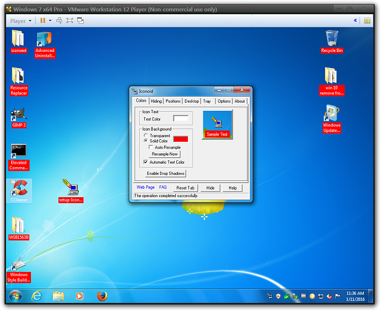 750x612 How Can I Have Blue Box Drop Shadows On Desktop Icons Solved