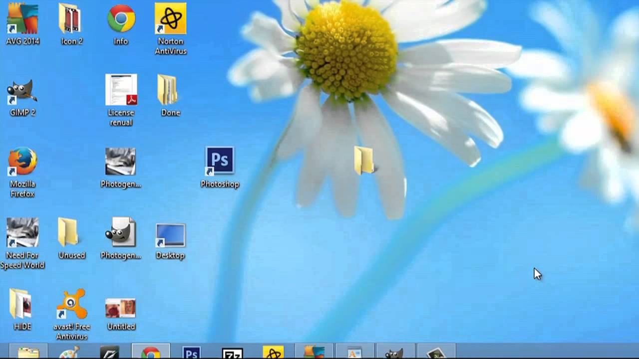 1280x720 How To Fix The Problem With The Icons Messing Up The Background