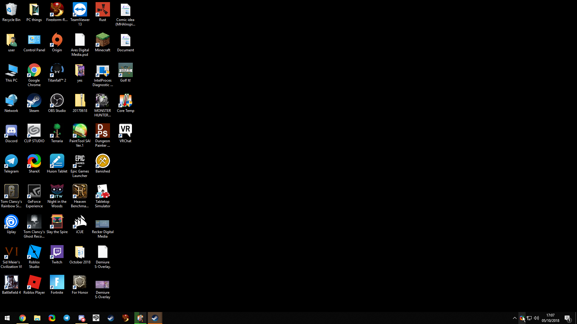 1920x1080 Desktop Background Is There Then As I Hover Over Icons It Turns