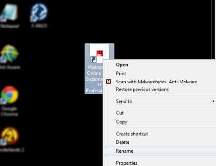 how to add a website icon to your desktop