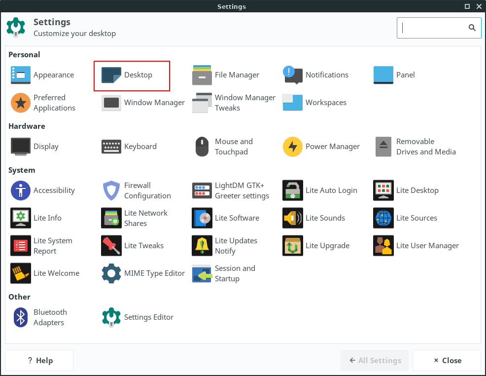 windows desktop icon manager