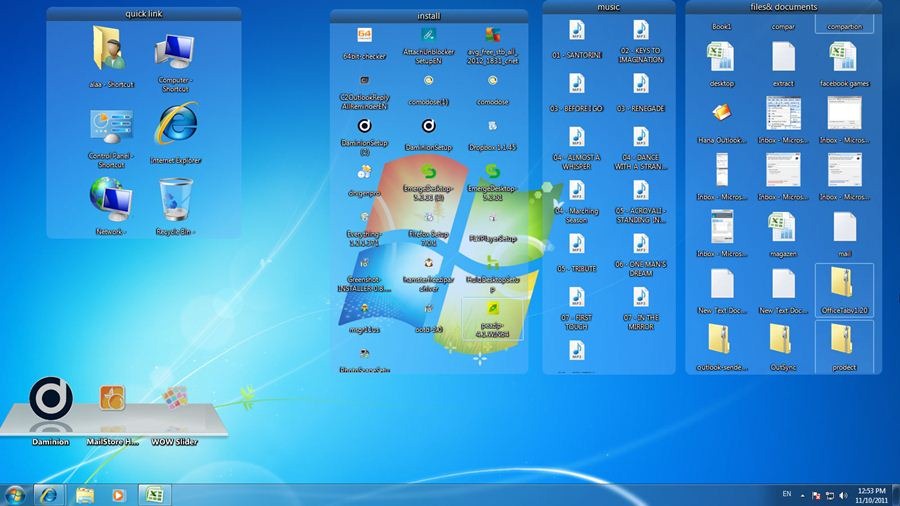 virtual desktop icon manager