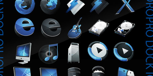 500x250 Desktop Icon Set