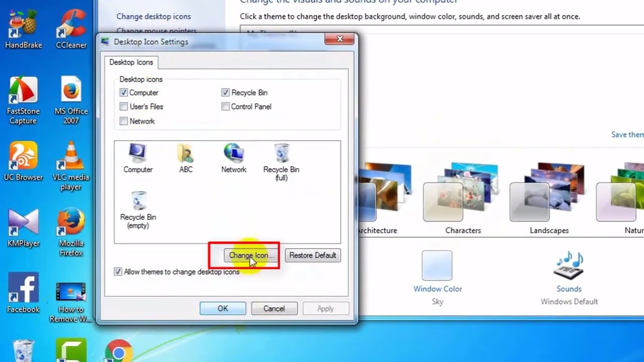 1280x720 How To Change Desktop Icons Windows