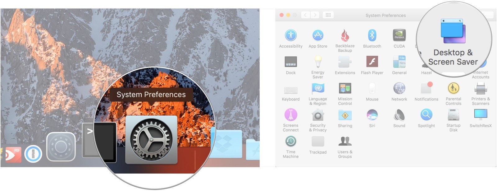 1600x614 How To Change The Desktop And Screen Saver On Your Mac Imore