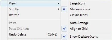 How To Resize And Change Windows Desktop Icons Size 425x152 How To Resize And Change Windows Desktop Icons Size