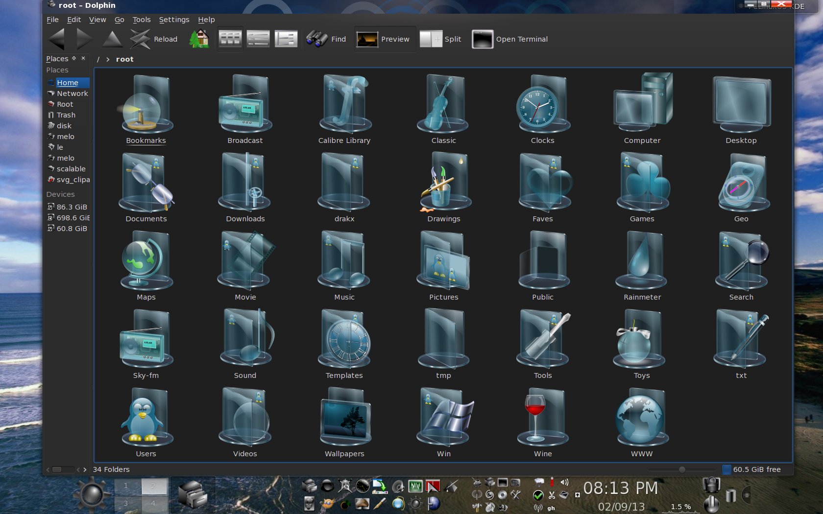 1680x1050 Download Glass Linux