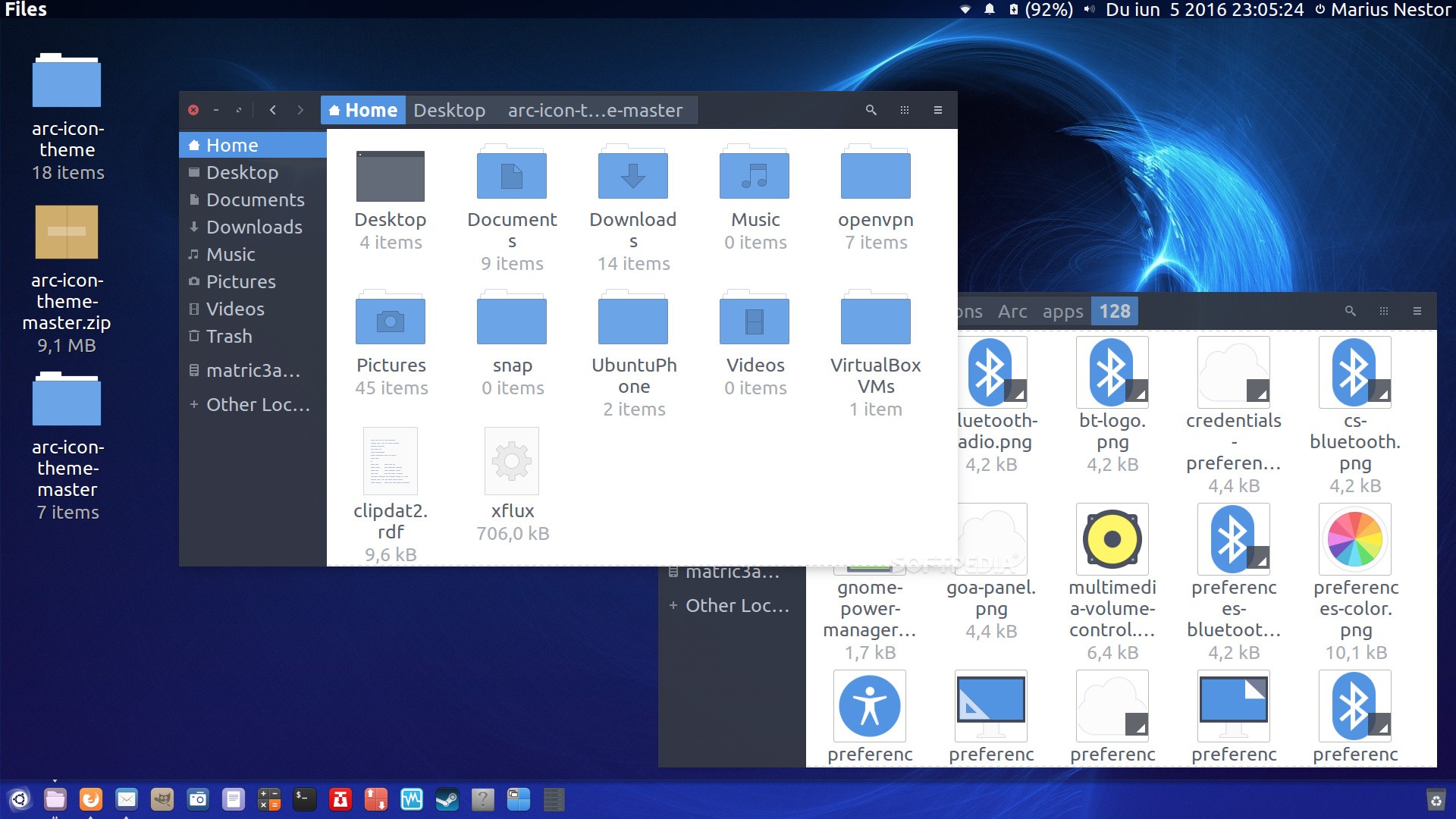 1920x1080 Arc Icon Theme Released Based On Moka, Here's How To Install