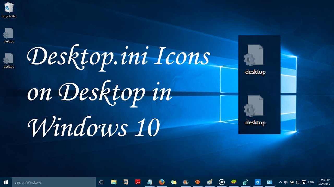 Icons On Desktop In Windows 1280x720 Icons On Desktop In Windows