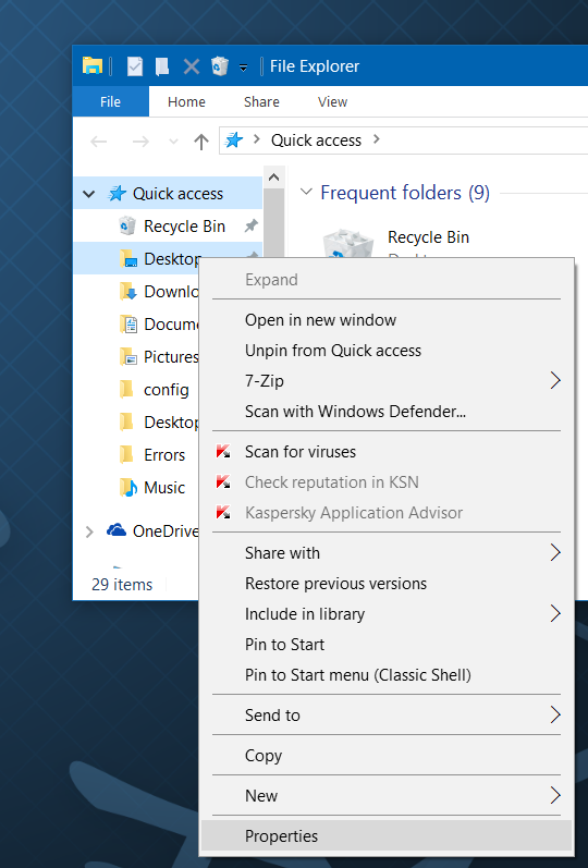 How To Move Desktop, Downloads Documents Folders To Another 540x797 How To Move Desktop, Downloads Documents Folders To Another