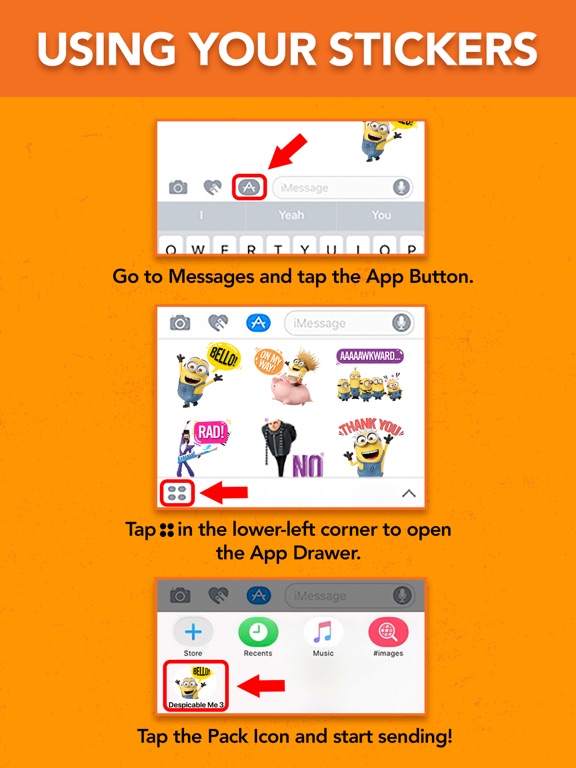 576x768 Despicable Me Stickers App Price Drops