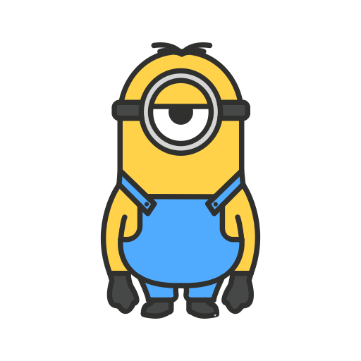 512x512 Despicable Me, Minion, Stuart, Stuart Minion Icon