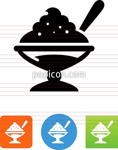 Bowl Of Dessert Icon 400x505 Bowl Of Dessert Icon