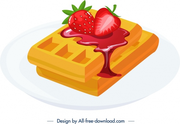 Breakfast Dessert Icon Chocolate Strawberry Jam Melting Decor Free 600x413 Breakfast Dessert Icon Chocolate Strawberry Jam Melting Decor Free