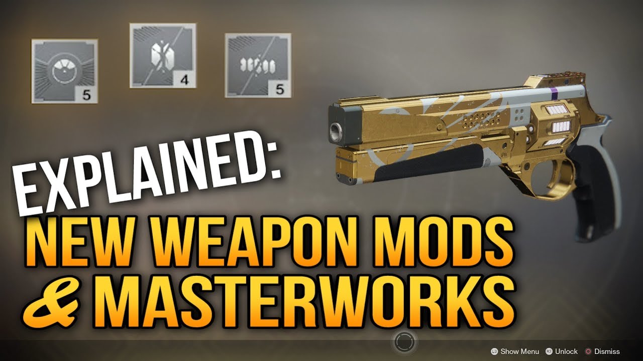 1280x720 Destiny Explained New Weapon Mod Masterwork System