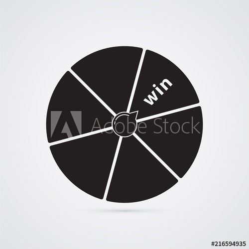 500x500 Wheel Of Fortune Disk With Segments Illustration For Luck