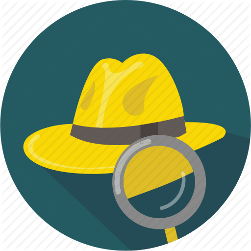 512x512 Crime, Detective, Hat, Movie, Mystery, Noir, Officer Icon