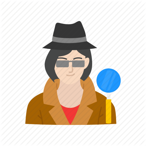 512x512 Detective, Female, Female Detective, Investigator Icon