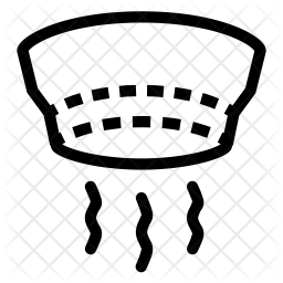 256x256 Smoke Detector Icon Of Line Style