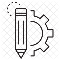 256x256 Design And Development Icon Of Line Style