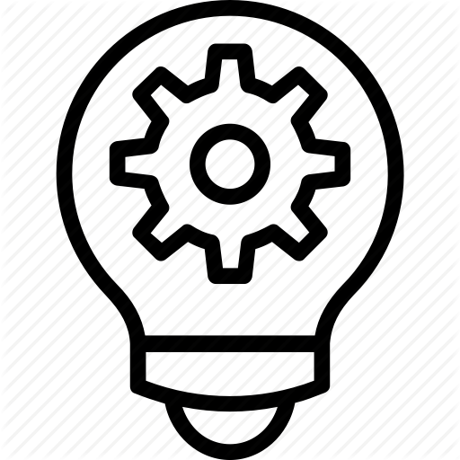 512x512 Bright Idea, Creative Idea, Development, Gear Bulb, Inspiration