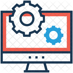 256x256 Web Development Icon Of Colored Outline Style