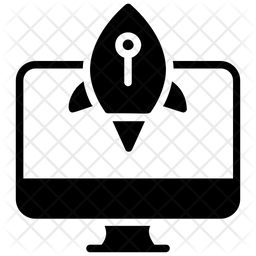 256x256 Web Development Icon Of Glyph Style