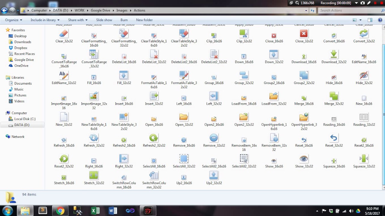 1280x720 Icon Library Download