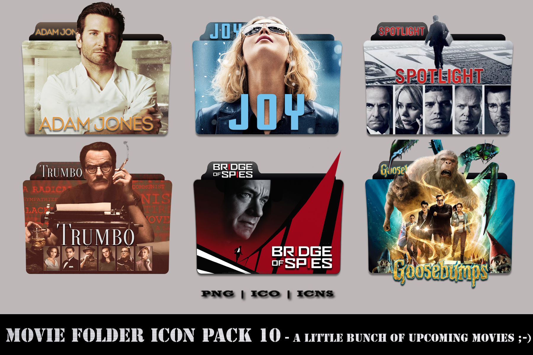 1800x1200 Movie Folder Icon Pack