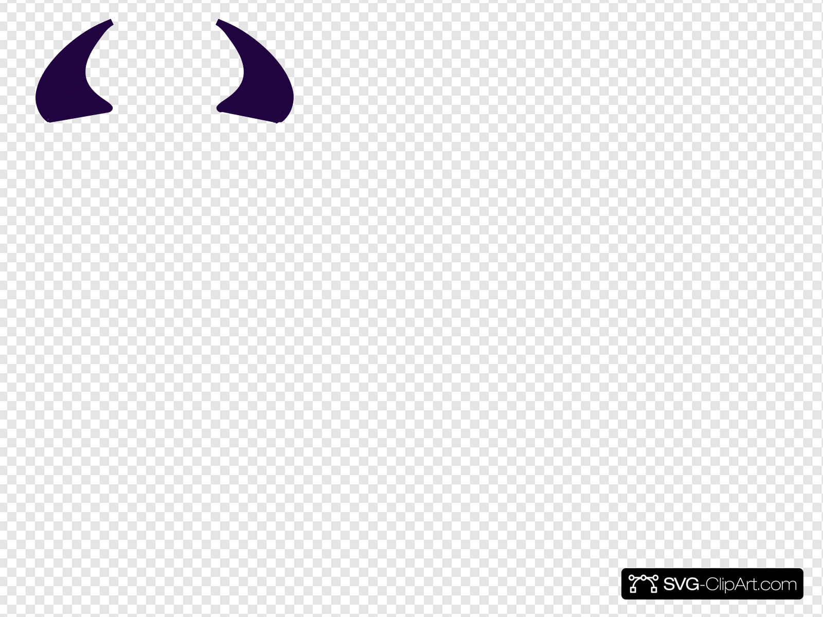 1600x1200 Purple Devil Horns Clip Art, Icon