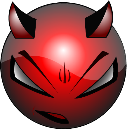 435x440 Devil Face Icon