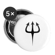 190x190 Devil Icon Trident Hell Lucifer Diabolical Small Buttons Spreadshirt
