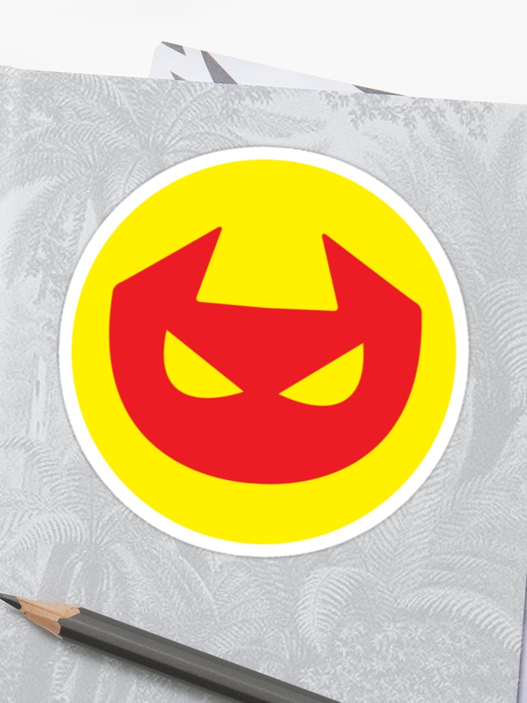 750x1000 Simple Devil Icon Sticker