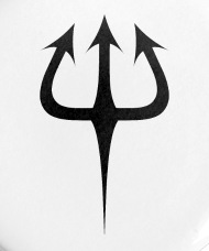 190x228 Devil Icon Trident Hell Lucifer Diabolical Small Buttons Spreadshirt