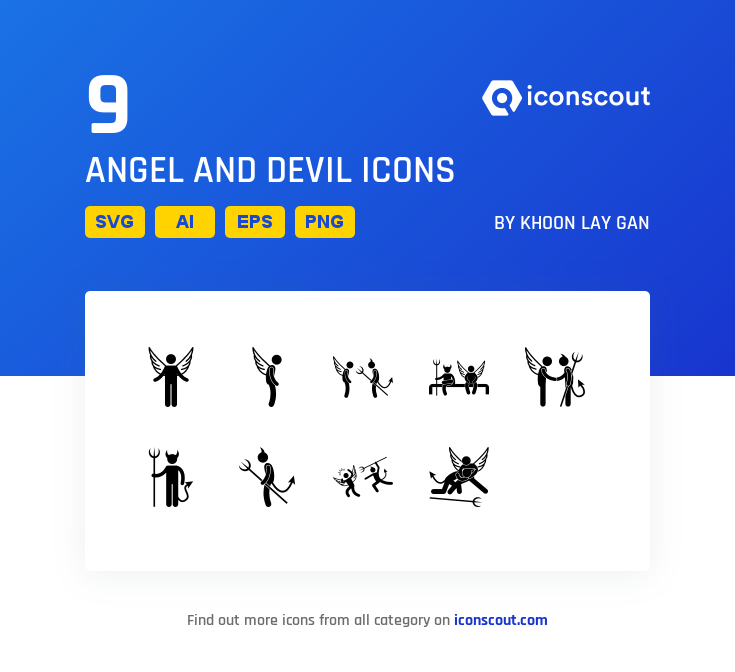 735x672 Angel And Devil Icon Pack