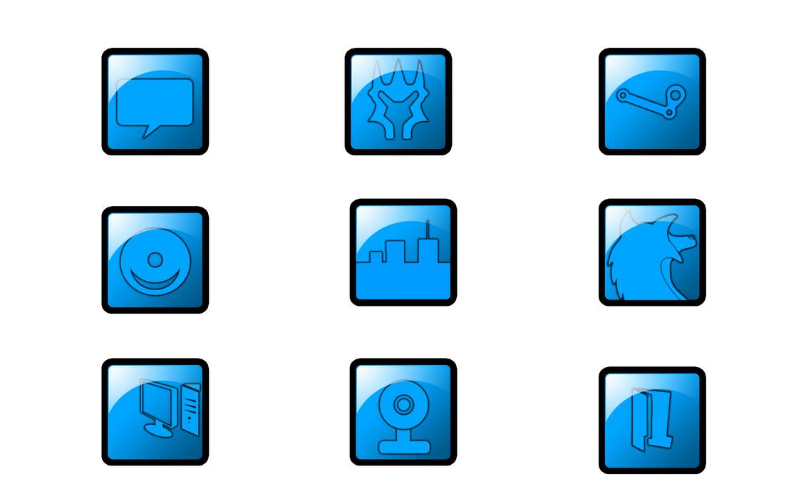 1131x707 Blue Devil Icon Pack