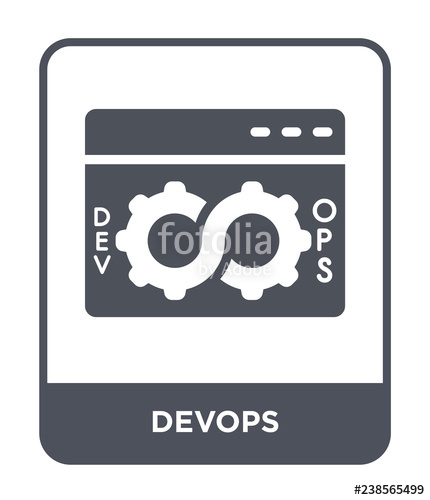 430x500 Devops Icon Vector Stock Image And Royalty Free Vector