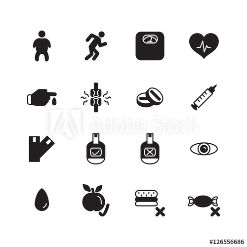 Diabetes Icon at Vectorified.com | Collection of Diabetes Icon free for ...