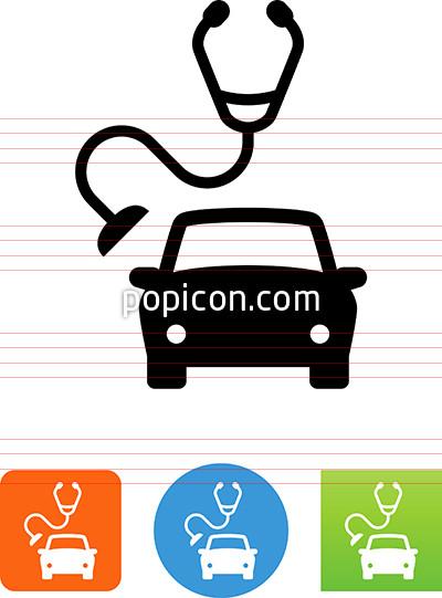 400x541 Car Diagnosis Icon