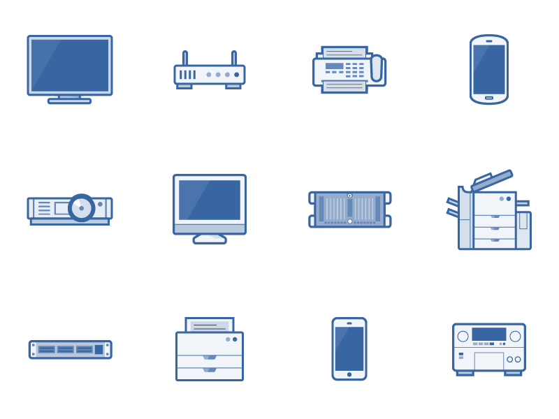 800x600 Network Diagram Icons