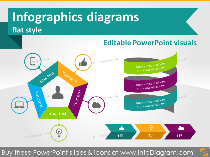 800x600 Useful Diagrams Flat Icons For Infographics