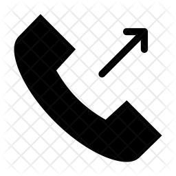 256x256 Dial Icon Of Glyph Style