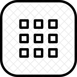 256x256 Dial Icon Of Line Style