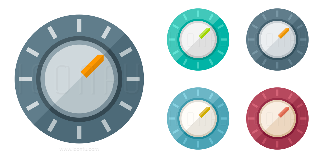 1200x600 Dial Knob Icon