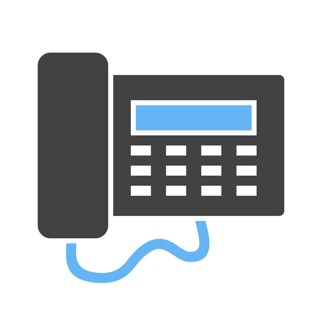 1024x1024 Phone Blue Black Icon