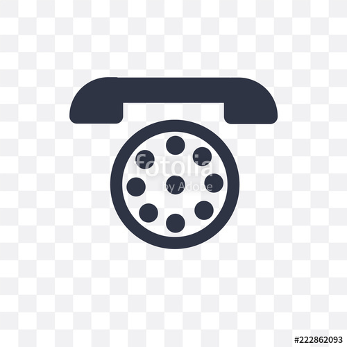 500x500 Dial Icon Isolated On Transparent Background Simple And Editable