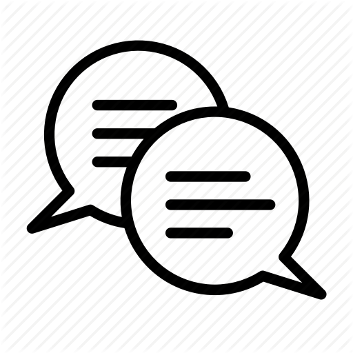 512x512 Bubble, Chat, Dialogue, Speech, Text Icon